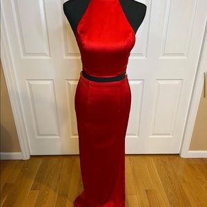 Sherri Hill size 0 red dress NWT
